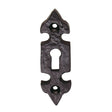 Ludlow Foundries Door Furniture Antique Black / Mortice Key Profile Escutcheons Ludlow - Fleur de lys' Escutcheon - Black Antique