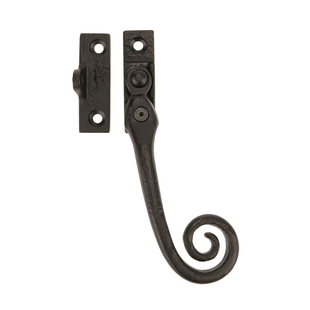 Ludlow Foundries Window Furniture Antique Black / Yes / Wedge Ludlow - Locking Casement Fastener R/H - Black Antique