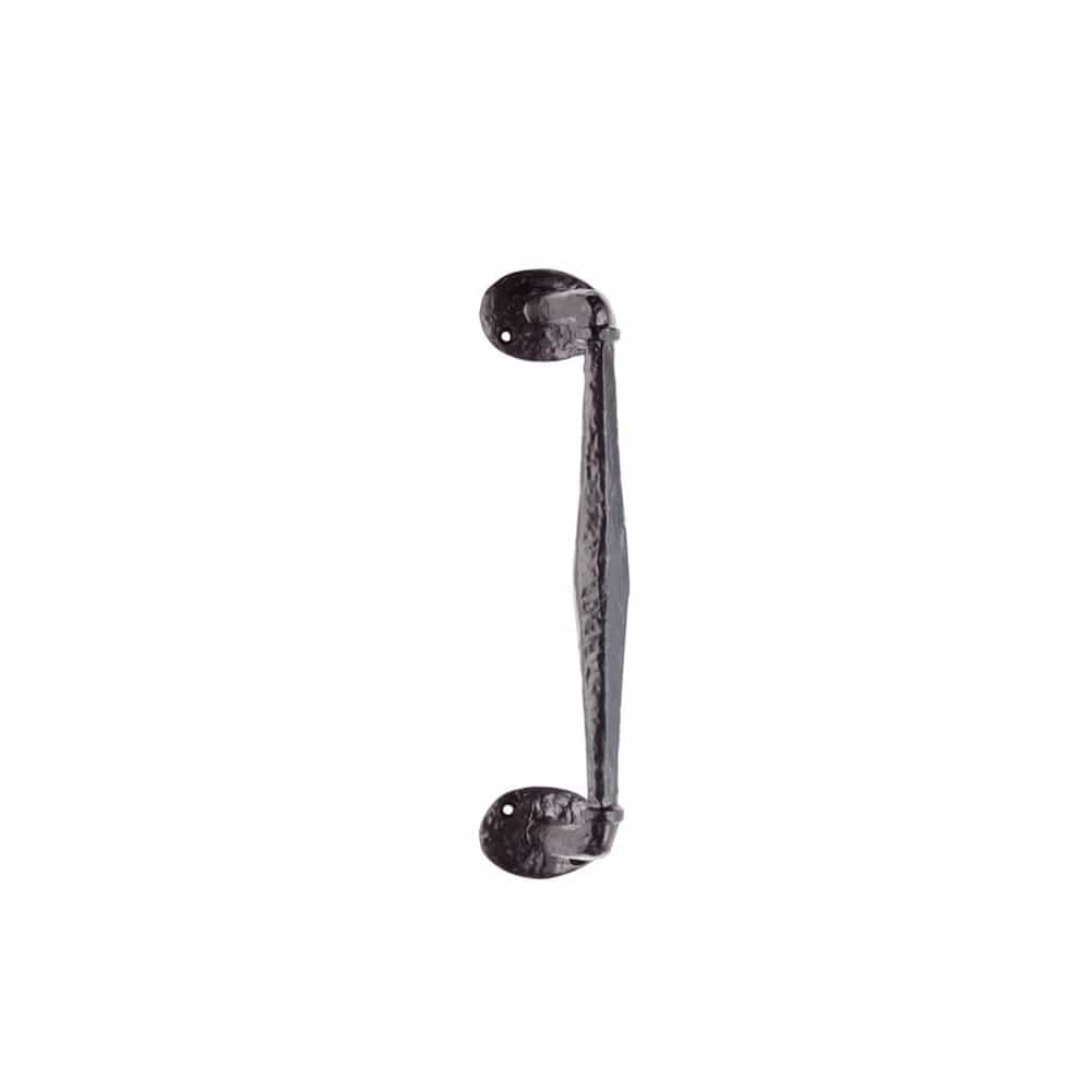 Ludlow Foundries Door Furniture Antique Black / Pull Handles (Face Fix) Ludlow - Offset Pull Handle on Rose - Black Antique