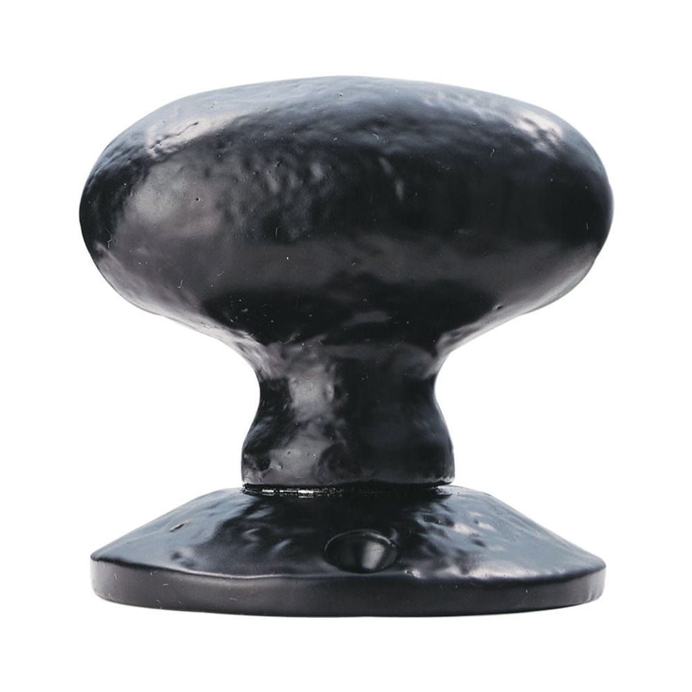 Ludlow Foundries Door Furniture Antique Black / Mortice Knobs Ludlow - Oval Mortice Knob - Black Antique