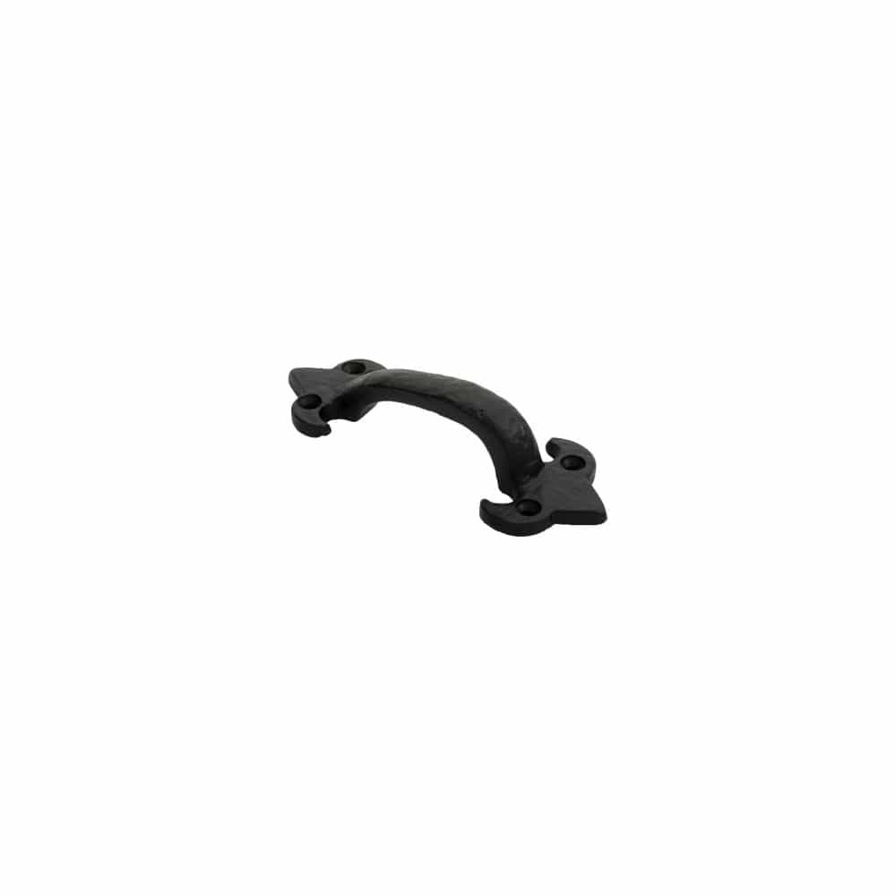Ludlow Foundries Door Furniture Antique Black / Pull Handles (Face Fix) Ludlow - Pull Handle 133mm - Black Antique