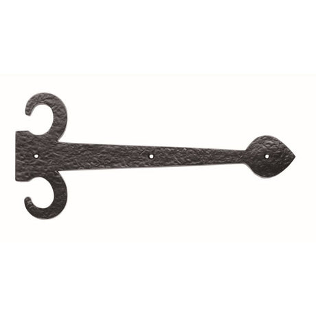 Ludlow Foundries Hinges Antique Black / Dummy Hinges / 12" (304mm) Ludlow - Sword Hinge Front 306mm - Black Antique