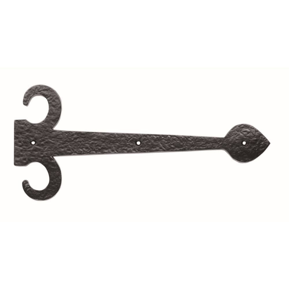 Ludlow Foundries Hinges Antique Black / Dummy Hinges / 15" (381mm) Ludlow - Sword Hinge Front 383mm - Black Antique