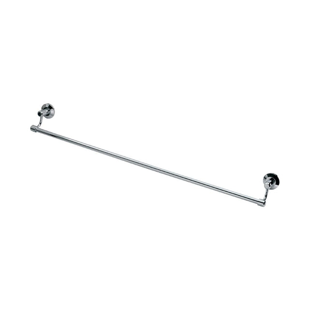 This is an image of a Carlisle Brass - Tempo Single Towel Rail 525mm - Polished Chrome that is availble to order from Trade Door Handles in Kendal.