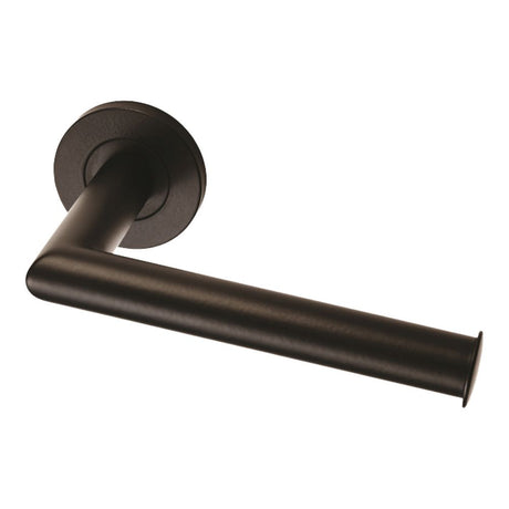 This is an image of a Carlisle Brass - Stainless Steel Toilet Paper Holder - Matt Black that is availble to order from Trade Door Handles in Kendal.