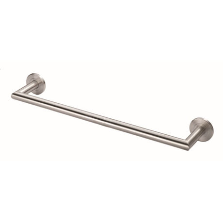 This is an image of a Carlisle Brass - Stainless Steel Single Towel Rail 450mm - Stainless Steel that is availble to order from Trade Door Handles in Kendal.