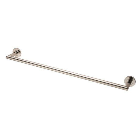 This is an image of a Carlisle Brass - Stainless Steel Single Towel Rail 650mm - Bright Stainless Stee that is availble to order from Trade Door Handles in Kendal.