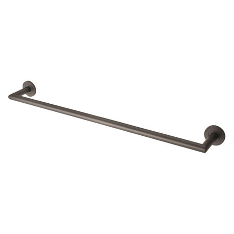 This is an image of a Carlisle Brass - Stainless Steel Single Towel Rail - Matt Black that is availble to order from Trade Door Handles in Kendal.