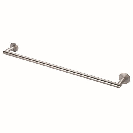 This is an image of a Carlisle Brass - Stainless Steel Single Towel Rail 650mm - Stainless Steel that is availble to order from Trade Door Handles in Kendal.