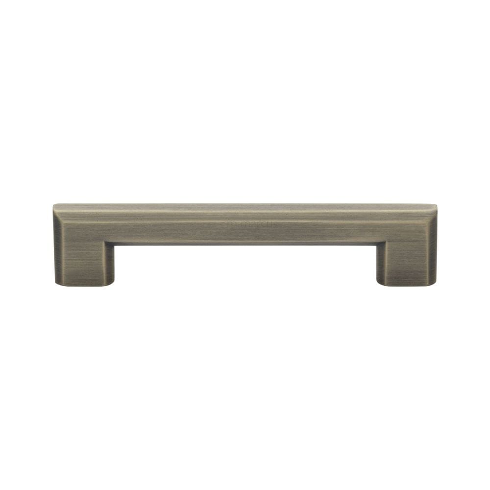 M.Marcus Cabinet Hardware Distressed Brass / Cabinet Pull Handles / 128mm c/c M.Marcus - Binary Kitchen Cabinet Pull Handle Distressed Brass Finish