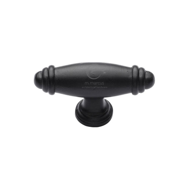 M.Marcus Cabinet Hardware Matt Black / Cabinet Knobs M.Marcus - Black Iron Rustic Cabinet Knob Artisan Design 80mm