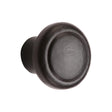 M.Marcus Cabinet Hardware Matt Black / Cabinet Knobs / 32mm Dia. M.Marcus - Black Iron Rustic Cabinet Knob Newport Design 32mm