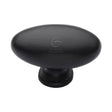 M.Marcus Cabinet Hardware Matt Black / Cabinet Knobs / 50mm Dia. M.Marcus - Black Iron Rustic Cabinet Knob Oval Design 50mm
