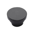 M.Marcus Cabinet Hardware Matt Black / Cabinet Knobs / 32mm Dia. M.Marcus - Black Iron Rustic Cabinet Knob Round Stepped Design 32mm