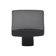 M.Marcus Cabinet Hardware Matt Black / Cabinet Knobs / 32mm Dia. M.Marcus - Black Iron Rustic Cabinet Knob Square Convex Design 32mm