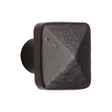 M.Marcus Cabinet Hardware Matt Black / Cabinet Knobs / 32mm Dia. M.Marcus - Black Iron Rustic Cabinet Knob Square Pyramid Design 32mm