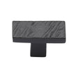 M.Marcus Cabinet Hardware Matt Black / Cabinet Knobs / 41mm Dia. M.Marcus - Black Iron Rustic Cabinet Knob Textured Design 41mm