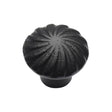 M.Marcus Cabinet Hardware Matt Black / Cabinet Knobs / 32mm Dia. M.Marcus - Black Iron Rustic Cabinet Knob Wheel Design 32mm