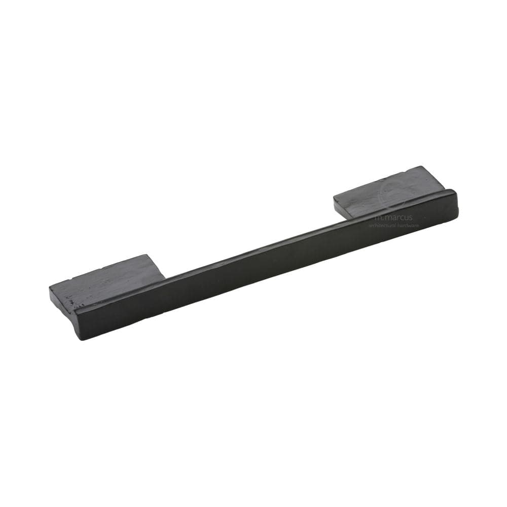 M.Marcus Cabinet Hardware Matt Black / Cabinet Pull Handles / 160mm c/c M.Marcus - Black Iron Rustic Cabinet Pull Anvil Design 160mm CTC