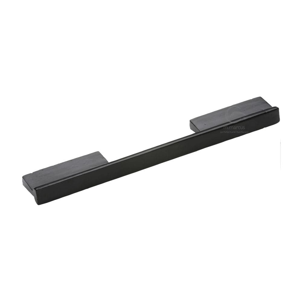 M.Marcus Cabinet Hardware Matt Black / Cabinet Pull Handles / 192mm c/c M.Marcus - Black Iron Rustic Cabinet Pull Anvil Design 192mm CTC