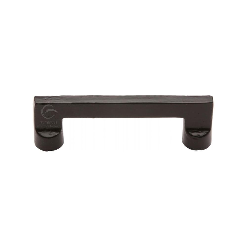 M.Marcus Cabinet Hardware Matt Black / Cabinet Pull Handles / 96mm c/c M.Marcus - Black Iron Rustic Cabinet Pull Apollo Design 96mm CTC