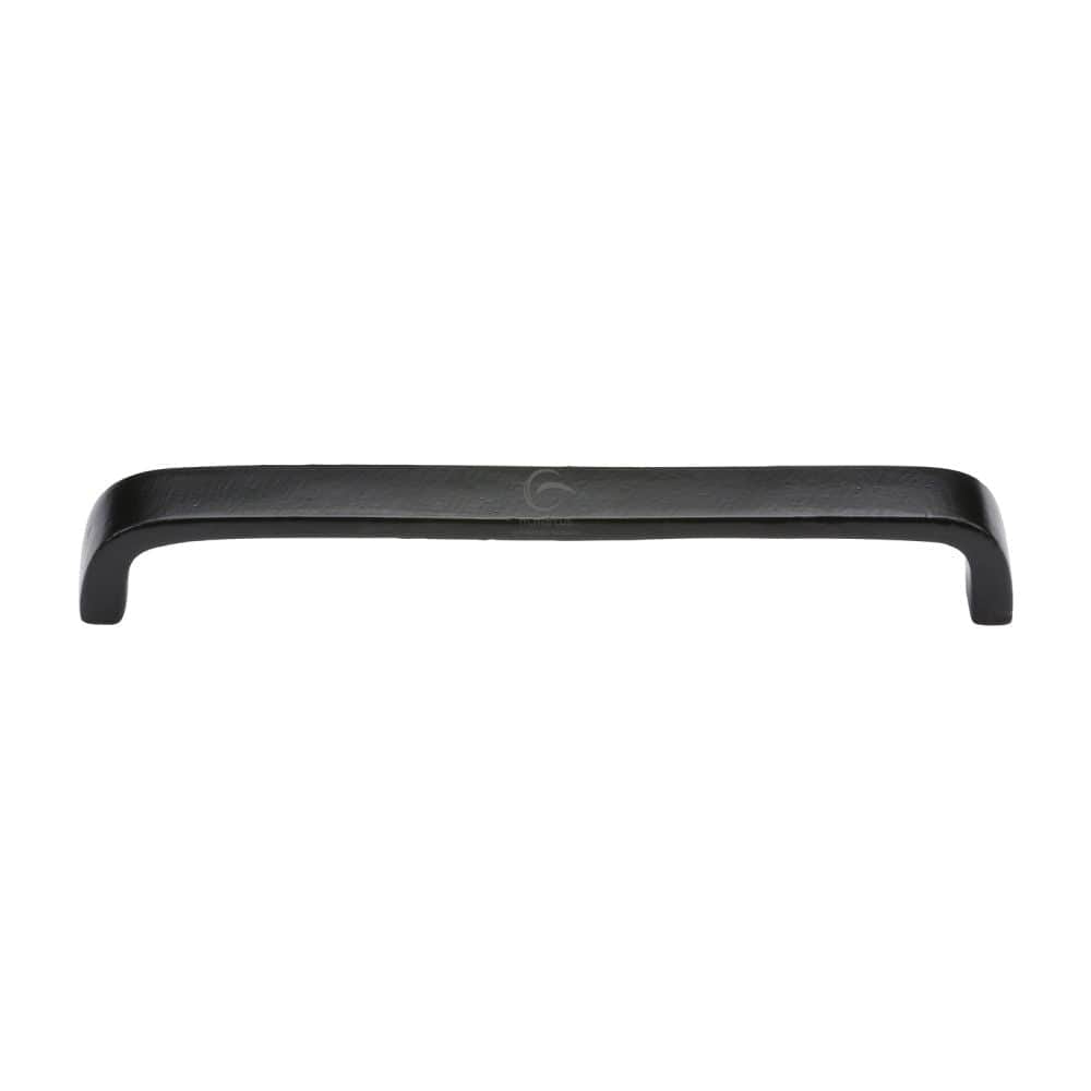 M.Marcus Cabinet Hardware Matt Black / Cabinet Pull Handles / 192mm c/c M.Marcus - Black Iron Rustic Cabinet Pull D Shaped 192mm CTC