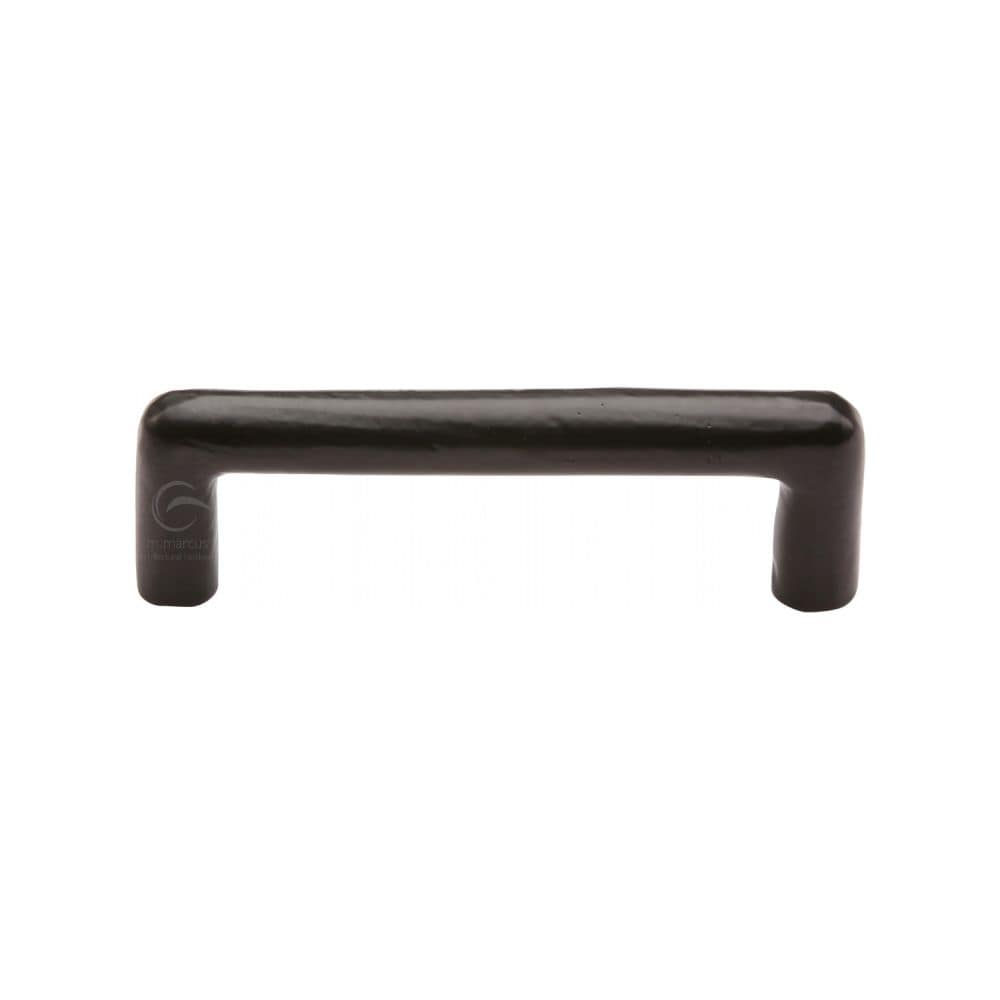 M.Marcus Cabinet Hardware Matt Black / Cabinet Pull Handles / 96mm c/c M.Marcus - Black Iron Rustic Cabinet Pull D Shaped 96mm CTC