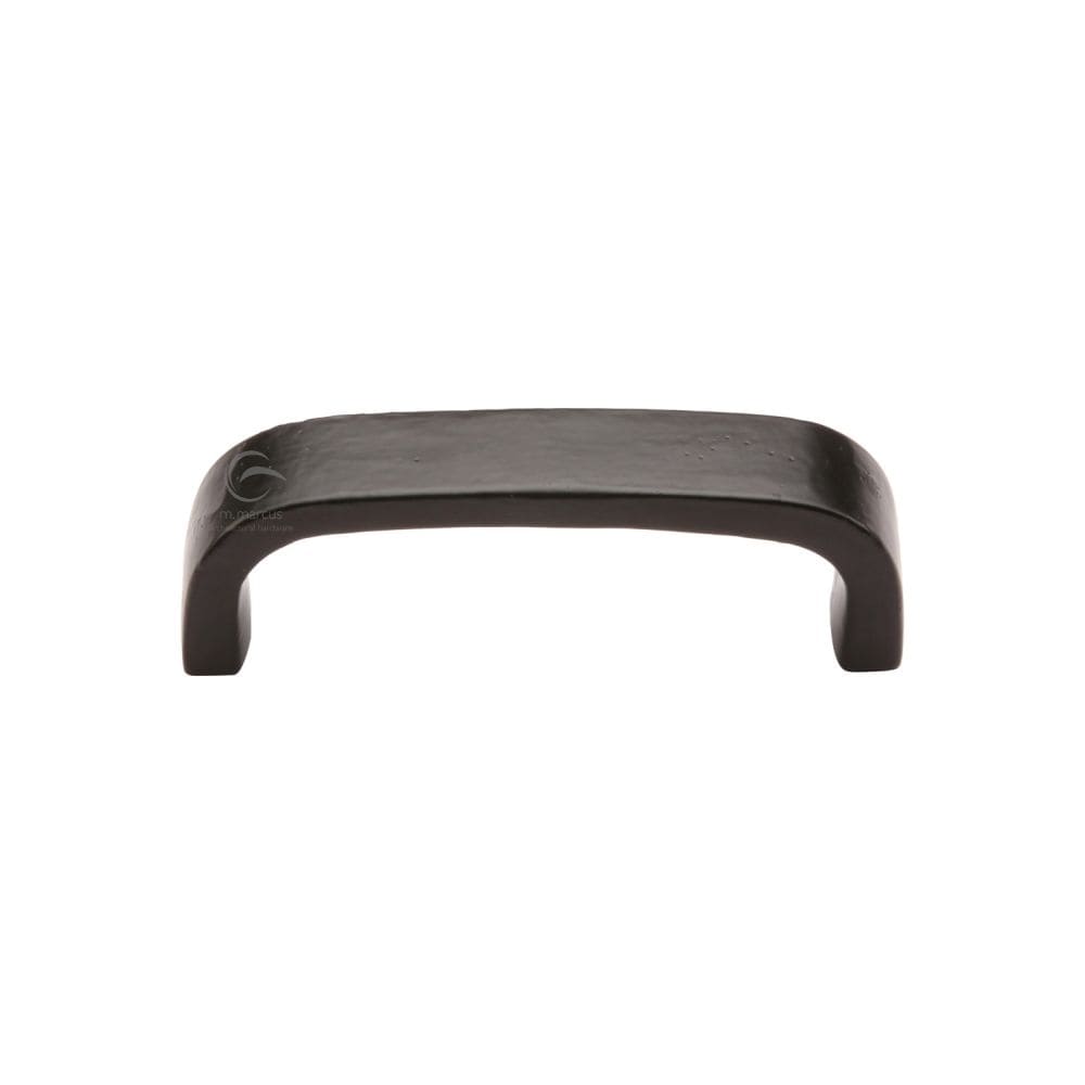 M.Marcus Cabinet Hardware Matt Black / Cabinet Pull Handles / 96mm c/c M.Marcus - Black Iron Rustic Cabinet Pull D Shaped 96mm CTC