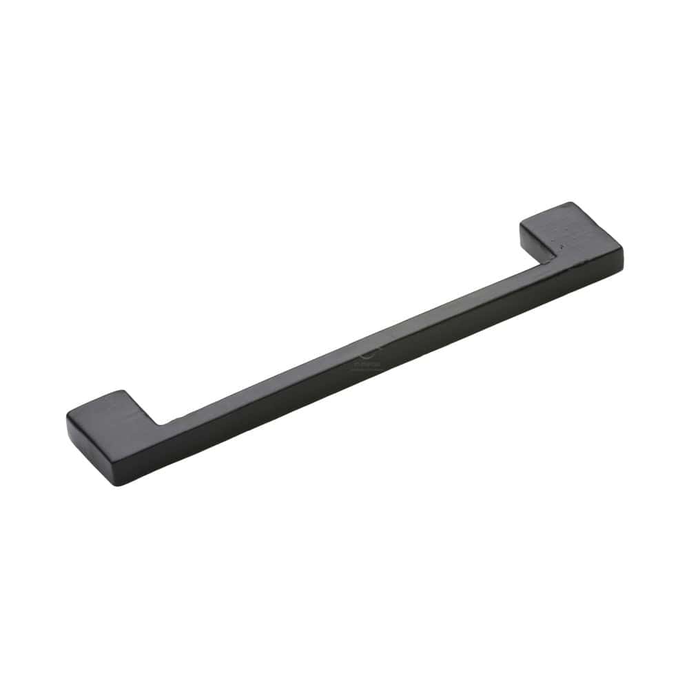 M.Marcus Cabinet Hardware Matt Black / Cabinet Pull Handles / 160mm c/c M.Marcus - Black Iron Rustic Cabinet Pull Metro Design 160mm CTC