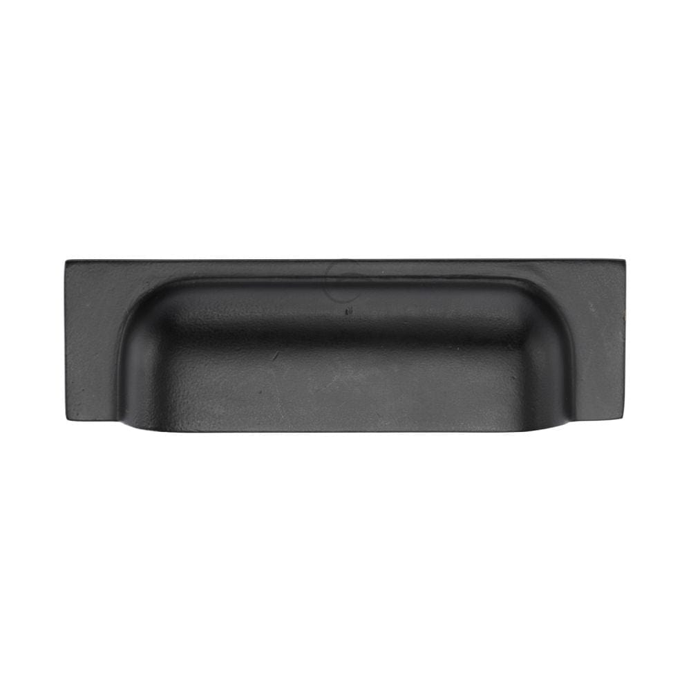 M.Marcus Cabinet Hardware Matt Black / Cabinet Pull Handles / 76mm c/c M.Marcus - Black Iron Rustic Cabinet Pull Military Design 76/96mm