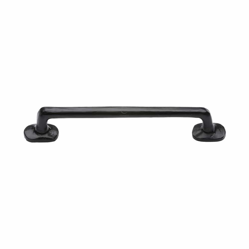 M.Marcus Cabinet Hardware Matt Black / Cabinet Pull Handles / 160mm c/c M.Marcus - Black Iron Rustic Cabinet Pull Traditional Design 160mm CTC