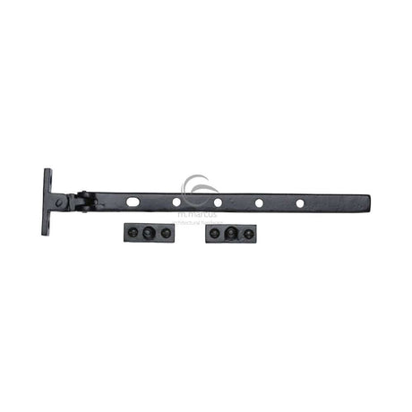 M.Marcus Window Furniture Matt Black / 10"/250mm M.Marcus - Black Iron Rustic Casement Window Stay 10"