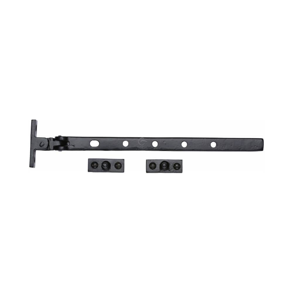 M.Marcus Window Furniture Matt Black / 12"/300mm M.Marcus - Black Iron Rustic Casement Window Stay 12"