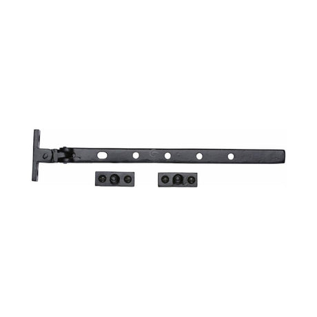 M.Marcus Window Furniture Matt Black / 12"/300mm M.Marcus - Black Iron Rustic Casement Window Stay 12"
