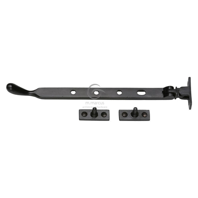 M.Marcus Window Furniture Matt Black / 8"/200mm M.Marcus - Black Iron Rustic Casement Window Stay 8"