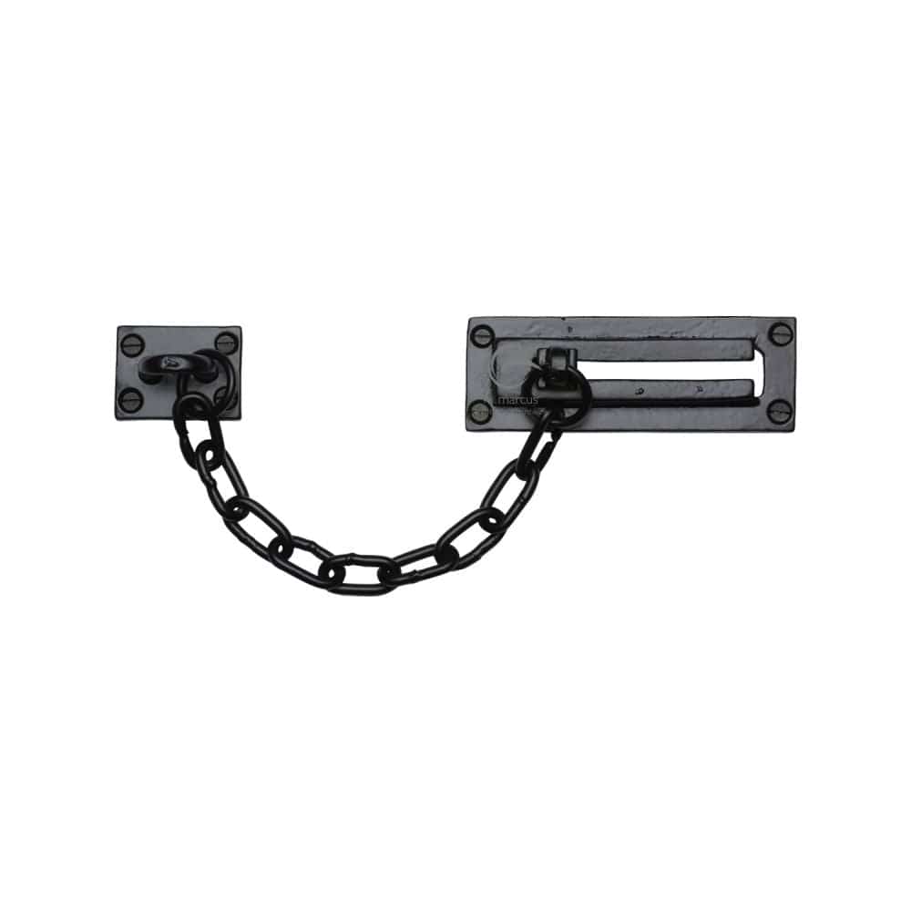 M.Marcus Door Furniture Matt Black / Door Chains M.Marcus - Black Iron Rustic Door Chain