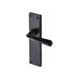 M.Marcus Door Furniture Matt Black / Latch Handles M.Marcus - Black Iron Rustic Door Handle Lever Latch Bridgnorth Design