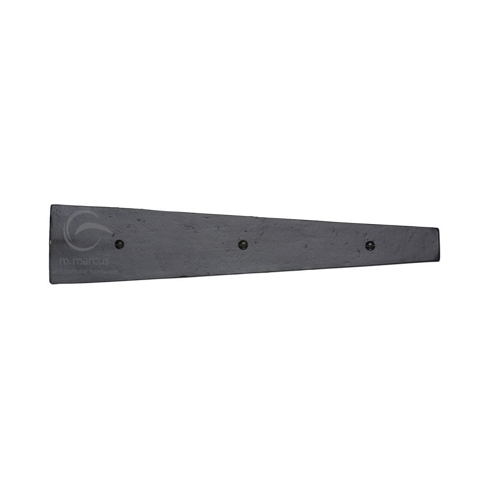 M.Marcus Hinges Matt Black / Dummy Hinges / 4" x (102mm) M.Marcus - Black Iron Rustic Dummy Strap Hinge 15 3/4"