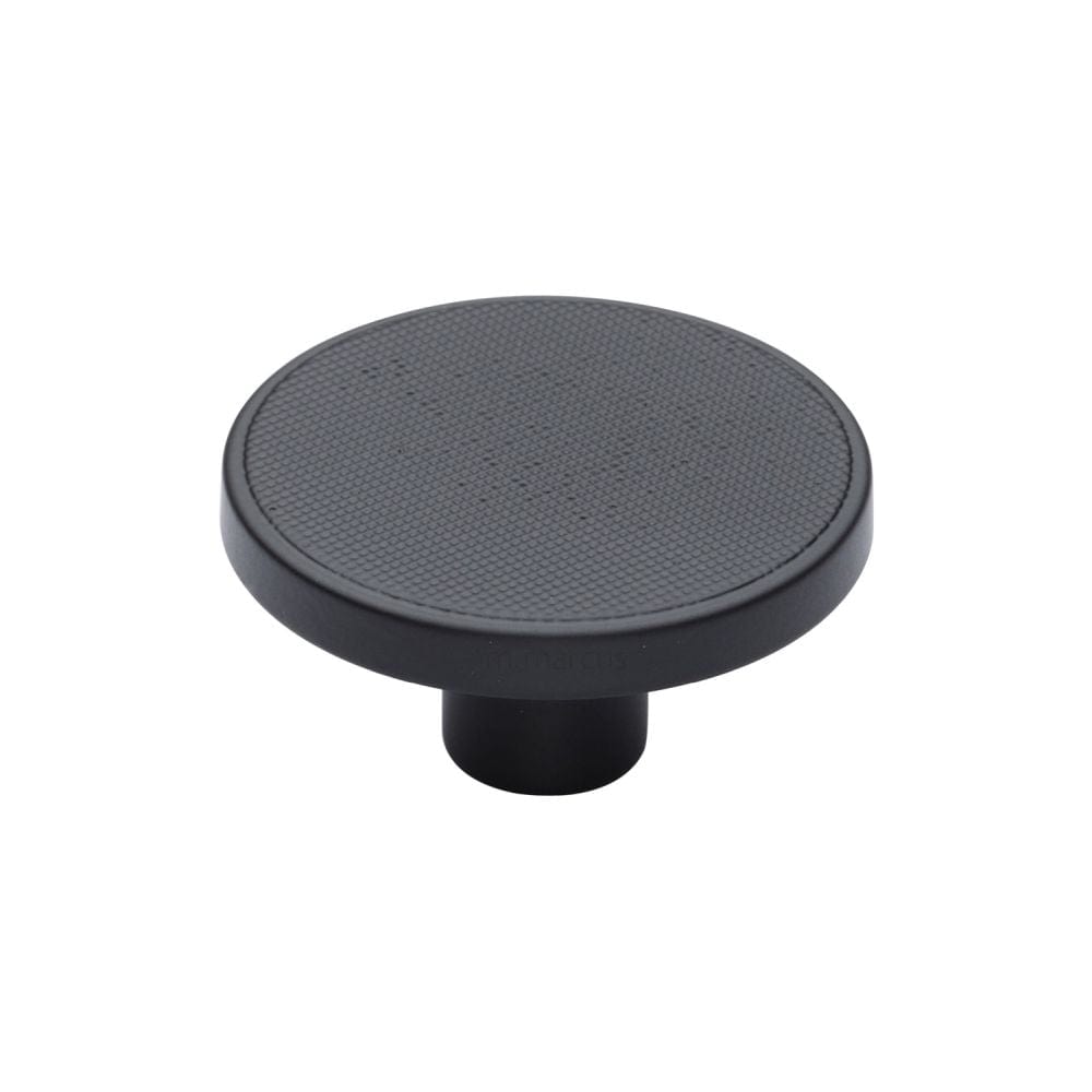 M.Marcus Cabinet Hardware Matt Black / Cabinet Knobs / 50mm Dia. M.Marcus - Brooklyn Cabinet Knob Black Matt Finish