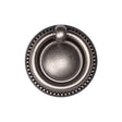 M.Marcus Cabinet Hardware Distressed Pewter / Cabinet Drop Pulls M.Marcus - Classic Ring Pull 050mm Distressed Pewter Finish