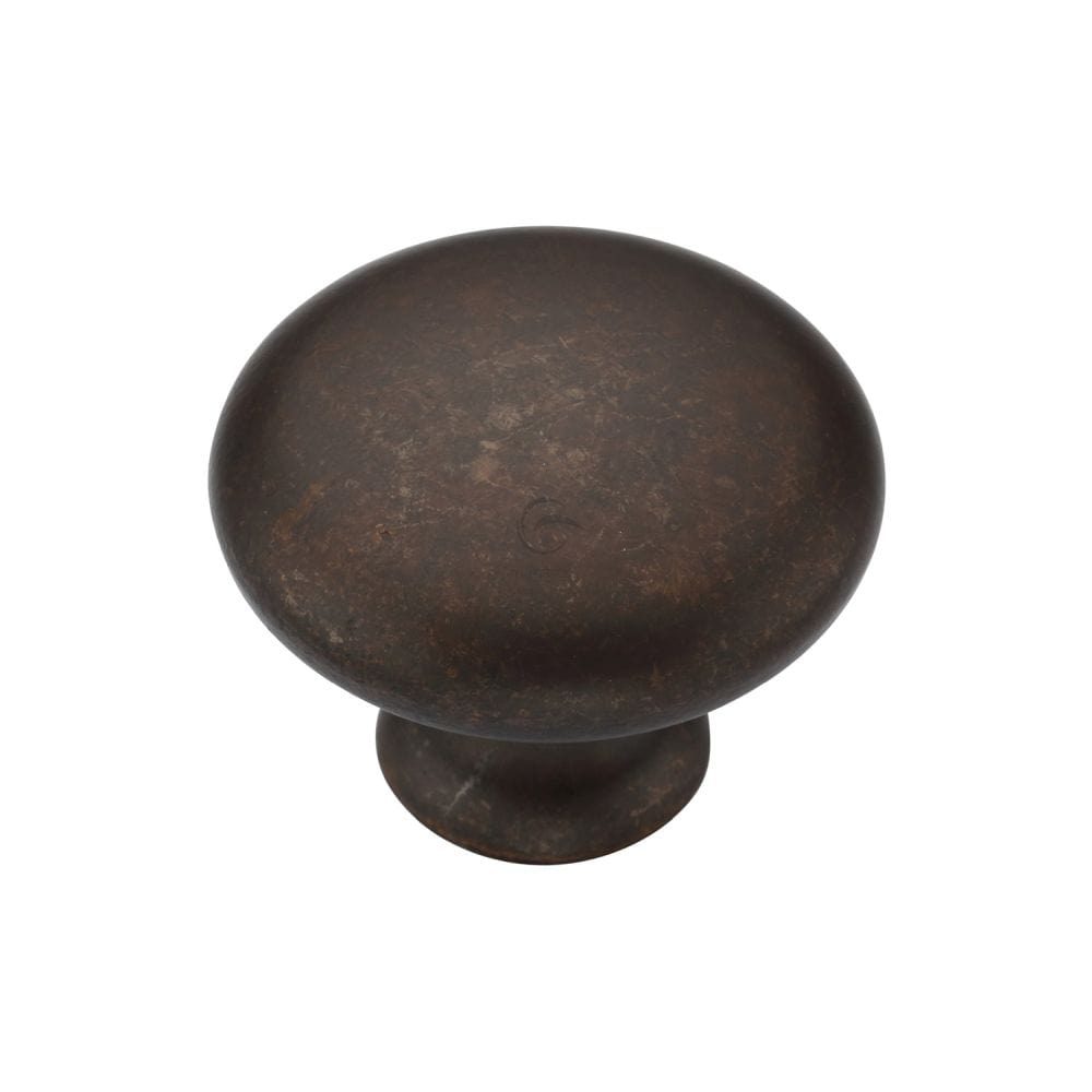 M.Marcus Cabinet Hardware Matt Bronze / Cabinet Knobs / 35mm Dia. M.Marcus - Classic Round Knob 035mm Matt Bronze Finish