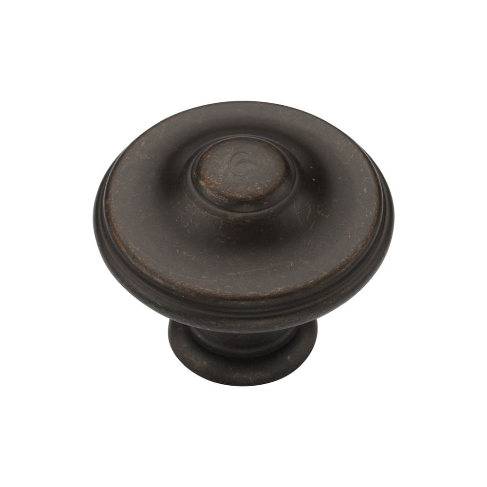 M.Marcus Cabinet Hardware Matt Bronze / Cabinet Knobs / 35mm Dia. M.Marcus - Domed Round Knob 035mm Matt Bronze Finish