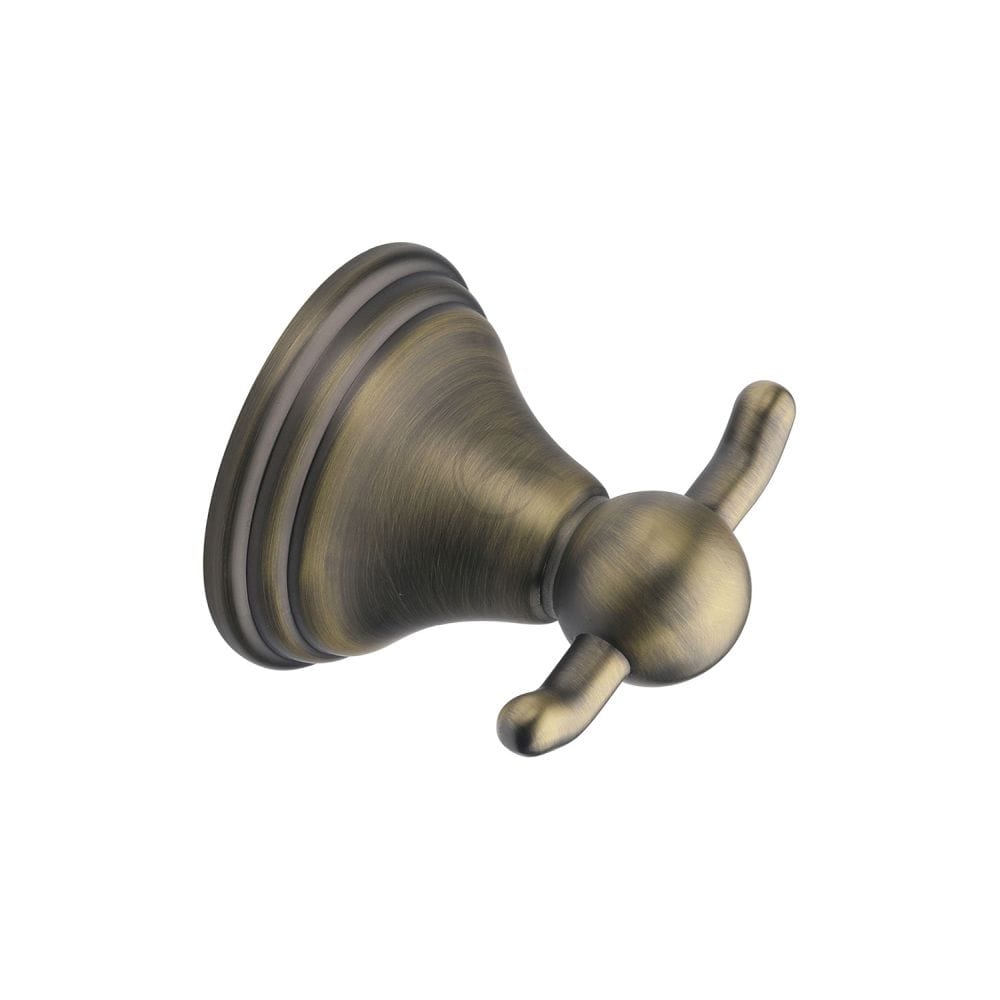 M.Marcus Accessories Antique Bronze / Double Coat Hooks M.Marcus - Double robe hook Matt Antique Finish