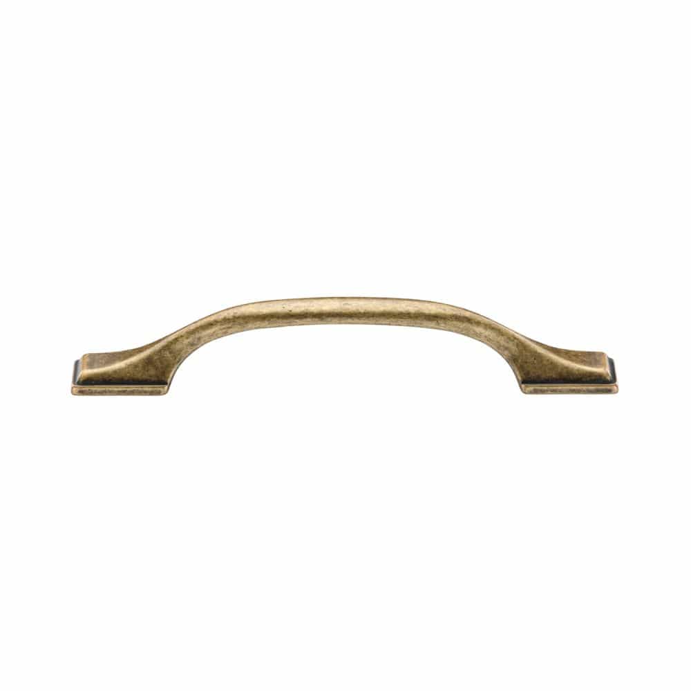 M.Marcus Cabinet Hardware Distressed Brass / Cabinet Pull Handles / 128mm c/c M.Marcus - Luca Cabinet Pull 128mm Distressed Brass Finish
