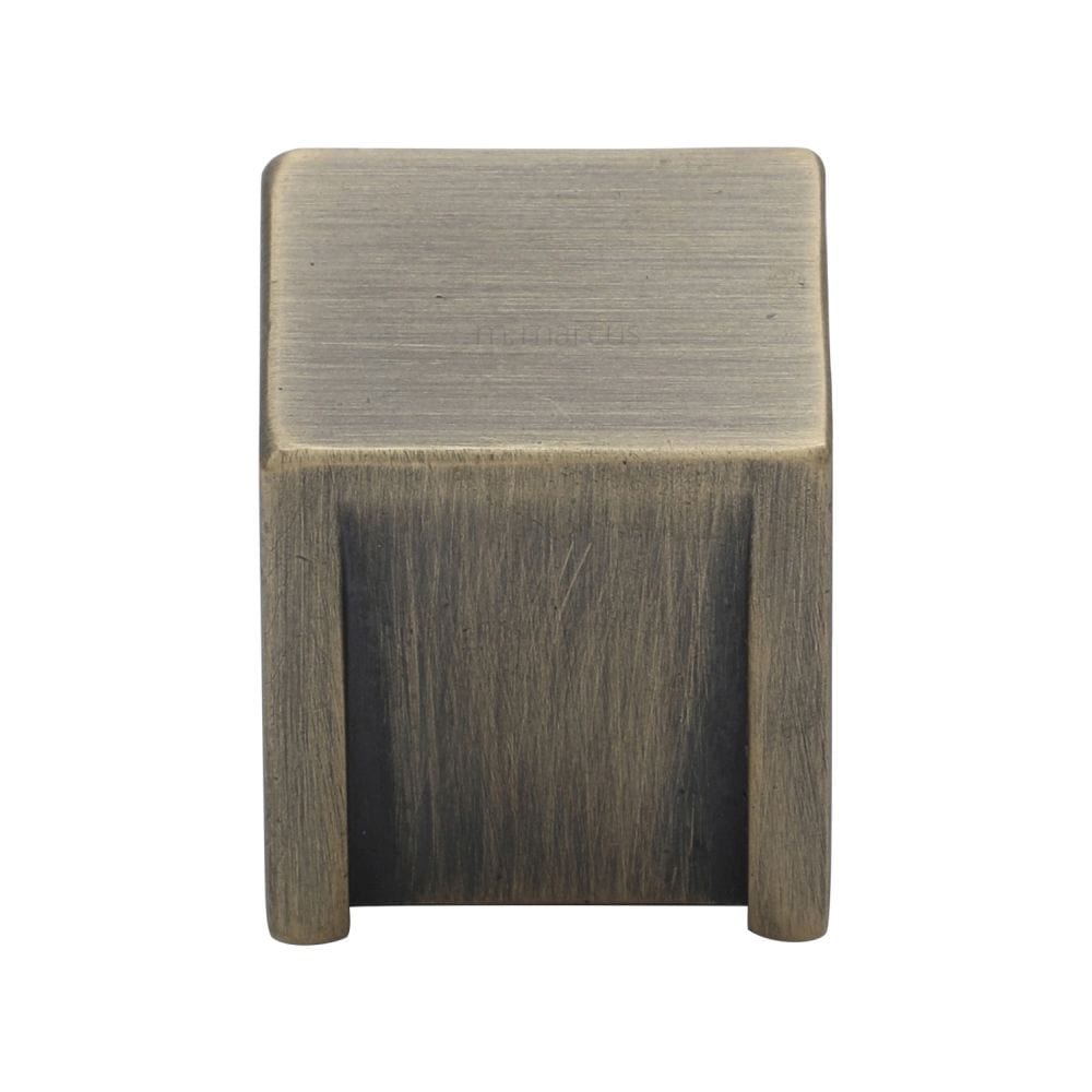 M.Marcus Cabinet Hardware Distressed Brass / Cabinet Knobs / 22mm Dia. M.Marcus - Podium Cabinet Knob Distressed Brass Finish
