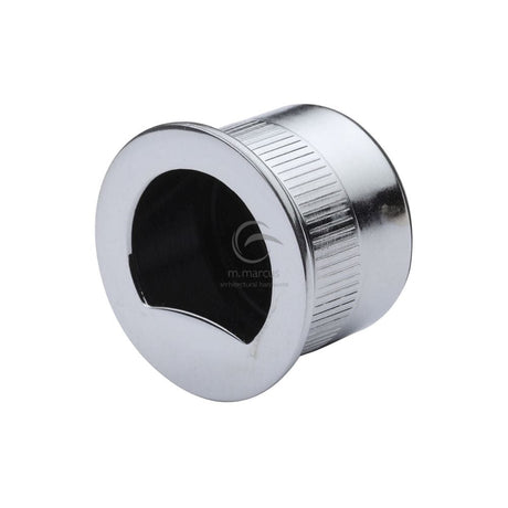 M.Marcus Door Furniture Polished Chrome / Flush Handle / Round M.Marcus - SLD Pull Ring Each Polished Chrome