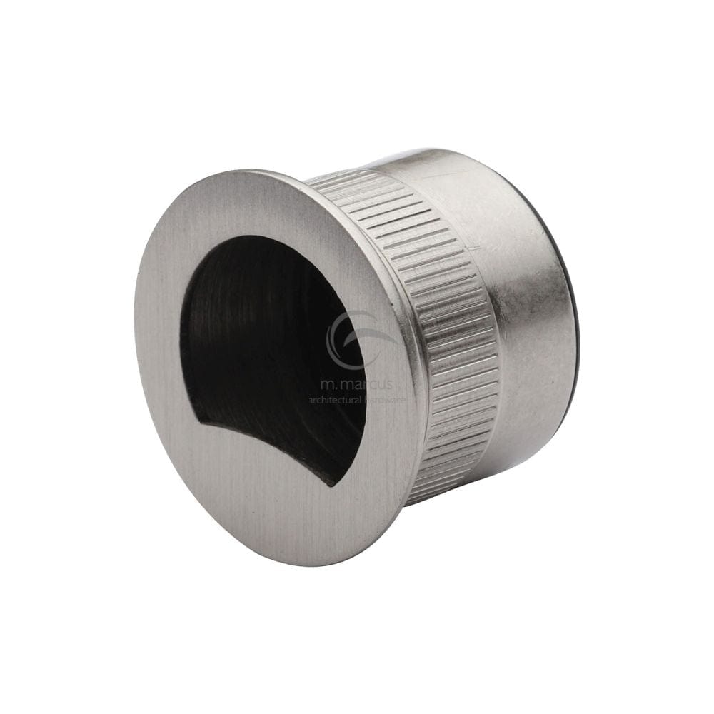 M.Marcus Door Furniture Satin Nickel / Flush Handle / Round M.Marcus - SLD Pull Ring Each Satin Nickel