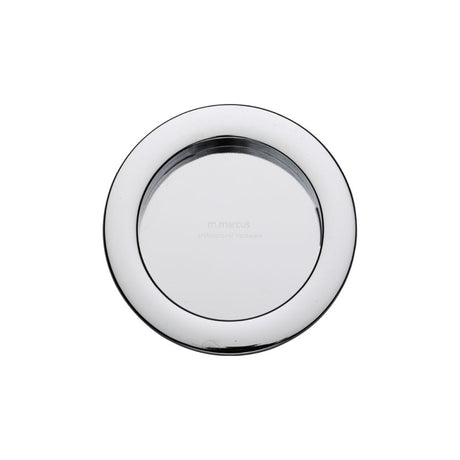 M.Marcus Door Furniture Polished Chrome / Flush Handle / Round M.Marcus - SLD Round Flush Pull Pair Polished Chrome