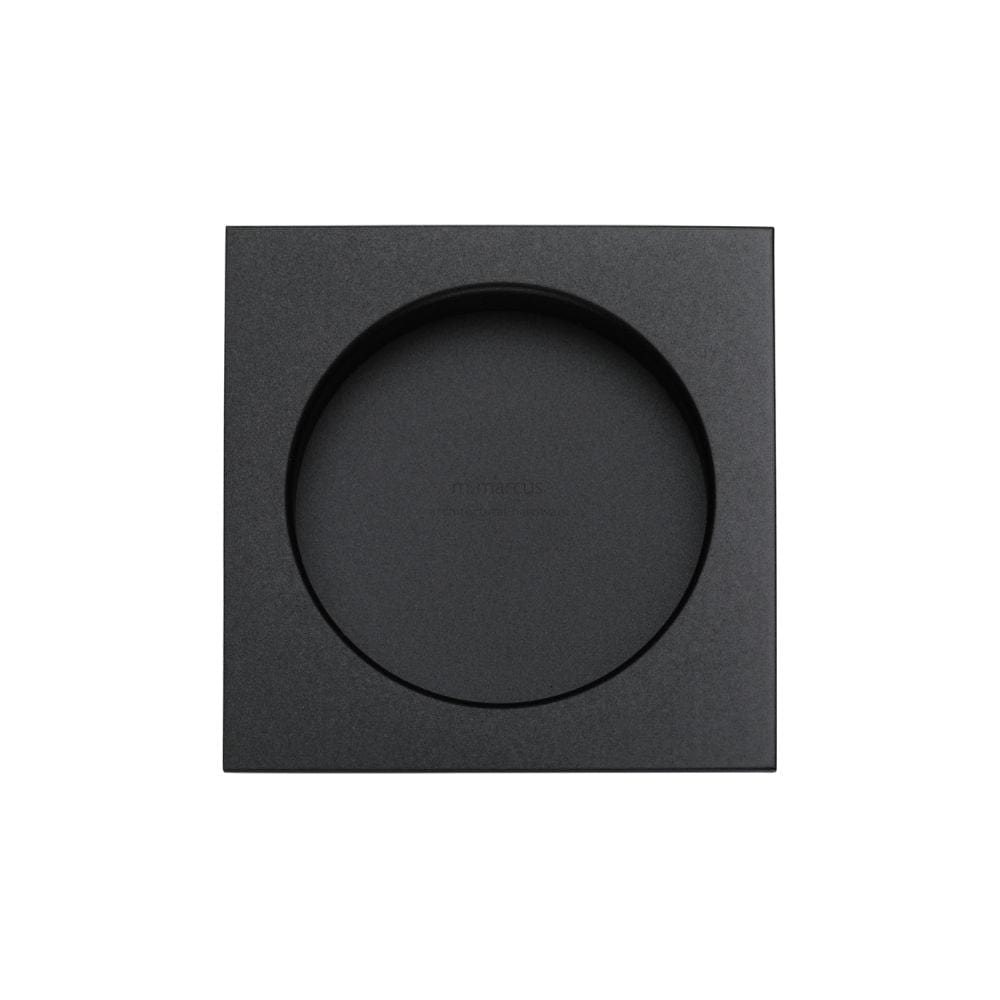 M.Marcus Door Furniture Matt Black / Flush Handle / Square M.Marcus - SLD Square Flush Pull Pair Black Matt