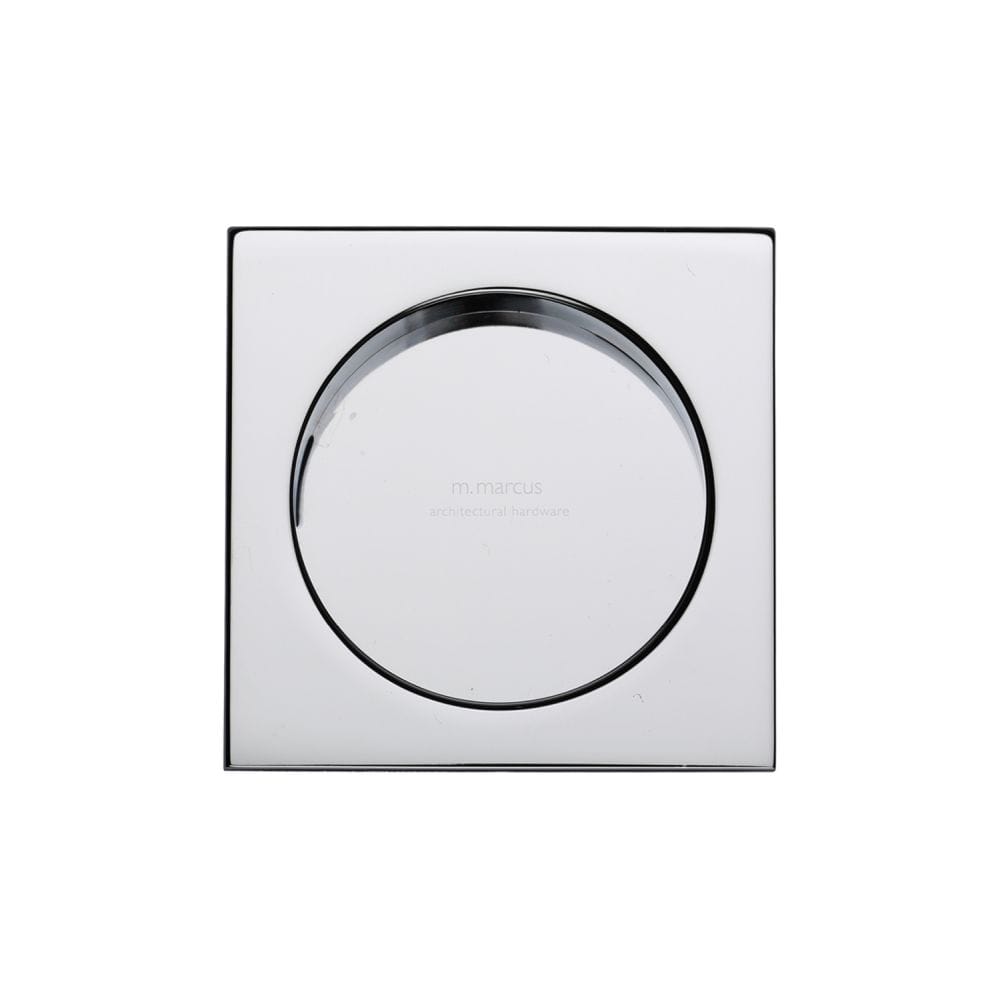 M.Marcus Door Furniture Polished Chrome / Flush Handle / Square M.Marcus - SLD Square Flush Pull Pair Polished Chrome